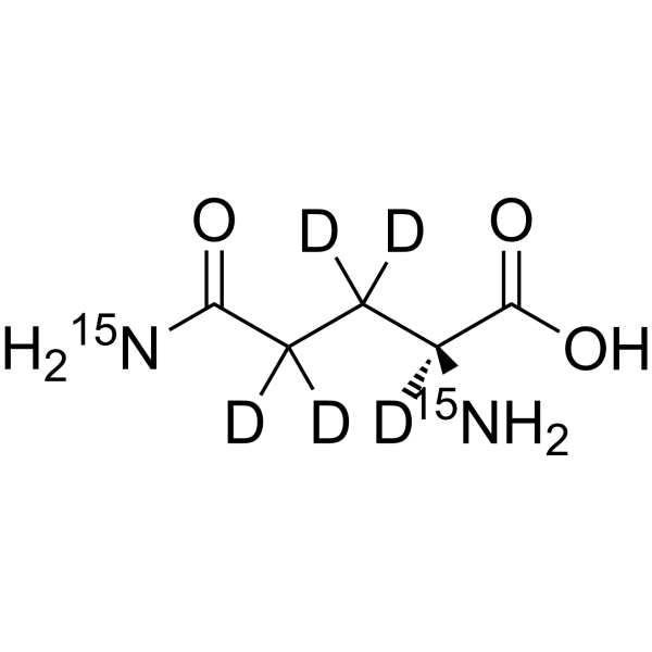 L-Glutamine-15N2,d5 (L-Glutamic acid 5-amide-15N2,d5)